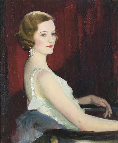 PMEFGJDPE Berühmte Gemälde Poster Kunstdrucke Porträts Wandkunst Porträt von miss beaton von george spencer watson Leinwand Ölgemälde für Heimtextilien 60x90cm PMEFGJDPE Berühmte Gemälde Poster Kunstdrucke Porträts Wandkunst Porträt von miss beaton von george spencer watson Leinwand Ölgemälde für Heimtextilien 60x90cm von PMEFGJDPE