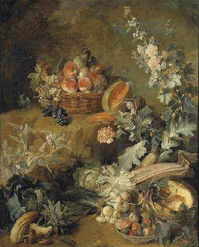 PMEFGJDPE Berühmte Gemälde Poster Kunstdrucke Porträts Wandkunst Stillleben mit obst und gemüse von jean-baptiste oudry Leinwand Ölgemälde für Heimtextilien 60x90cm PMEFGJDPE Berühmte Gemälde Poster Kunstdrucke Porträts Wandkunst Stillleben mit obst und gemüse von jean-baptiste oudry Leinwand Ölgemälde für Heimtextilien 60x90cm von PMEFGJDPE