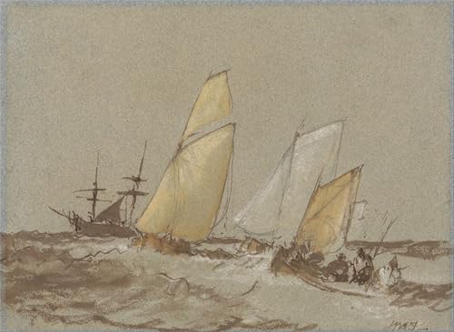 PMEFGJDPE Berühmte Gemälde Poster Kunstdrucke Porträts Wandkunst Versand durch Mallord William Turner Leinwand Ölgemälde für Heimtextilien 60x90cm von PMEFGJDPE