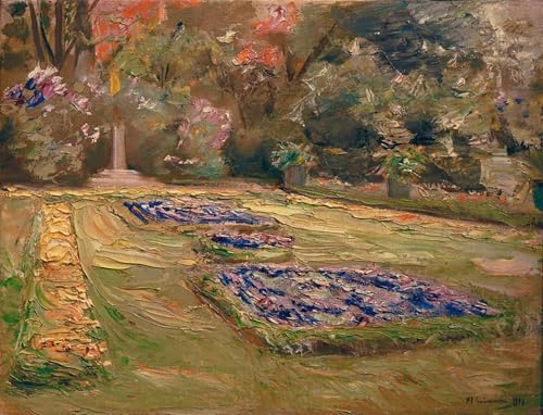 PMEFGJDPE Berühmte Gemälde Poster Kunstdrucke Porträts Wandkunst Wannseegarten von Max Liebermann Leinwand Ölgemälde für Heimtextilien 60x90cm von PMEFGJDPE