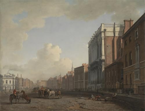 PMEFGJDPE Berühmte Gemälde Poster Kunstdrucke Porträts Wandkunst Whitehall von William Marlow Leinwand Ölgemälde für Heimtextilien 60x90cm PMEFGJDPE Berühmte Gemälde Poster Kunstdrucke Porträts Wandkunst Whitehall von William Marlow Leinwand Ölgemälde für Heimtextilien 60x90cm von PMEFGJDPE