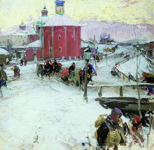 PMEFGJDPE Berühmte Gemälde Poster Kunstdrucke Porträts Wandkunst Winter Abram Leinwand Ölgemälde für Heimtextilien 60x90cm PMEFGJDPE Berühmte Gemälde Poster Kunstdrucke Porträts Wandkunst Winter Abram Leinwand Ölgemälde für Heimtextilien 60x90cm von PMEFGJDPE