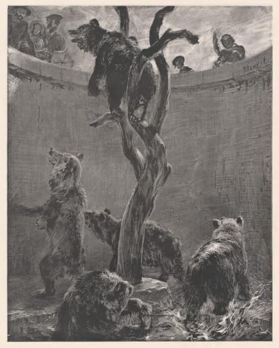 PMEFGJDPE Berühmte Gemälde Poster Wandbilder Gemalde Kunst Poster Bärengrube im Zoo von Adolph Menzel Vintage Leinwandkunst für Schlafzimmer Home Decor 60x90cm PMEFGJDPE Berühmte Gemälde Poster Wandbilder Gemalde Kunst Poster Bärengrube im Zoo von Adolph Menzel Vintage Leinwandkunst für Schlafzimmer Home Decor 60x90cm von PMEFGJDPE
