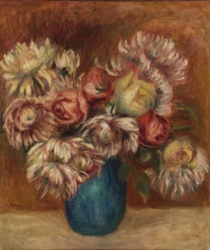 PMEFGJDPE Berühmte Gemälde Poster Wandbilder Gemalde Kunst Poster Blumen in einer Grünen Vase von pierre auguste renoir Vintage Leinwandkunst für Schlafzimmer Home Decor 60x90cm PMEFGJDPE Berühmte Gemälde Poster Wandbilder Gemalde Kunst Poster Blumen in einer Grünen Vase von pierre auguste renoir Vintage Leinwandkunst für Schlafzimmer Home Decor 60x90cm von PMEFGJDPE