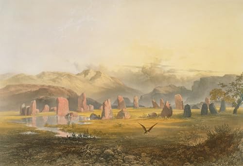 PMEFGJDPE Berühmte Gemälde Poster Wandbilder Gemalde Kunst Poster Castlerigg Stone Circle in der Nähe von Keswick aus dem englischen Lake District von Baker Pyne für Schlafzimmer Home Decor 60x90cm PMEFGJDPE Berühmte Gemälde Poster Wandbilder Gemalde Kunst Poster Castlerigg Stone Circle in der Nähe von Keswick aus dem englischen Lake District von Baker Pyne für Schlafzimmer Home Decor 60x90cm von PMEFGJDPE