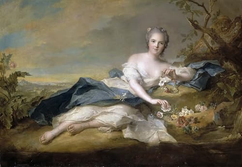 PMEFGJDPE Berühmte Gemälde Poster Wandbilder Gemalde Kunst Poster Prinzessin Anne Henriette von Jean Marc Nattier Vintage Leinwandkunst für Schlafzimmer Home Decor 60x90cm PMEFGJDPE Berühmte Gemälde Poster Wandbilder Gemalde Kunst Poster Prinzessin Anne Henriette von Jean Marc Nattier Vintage Leinwandkunst für Schlafzimmer Home Decor 60x90cm von PMEFGJDPE