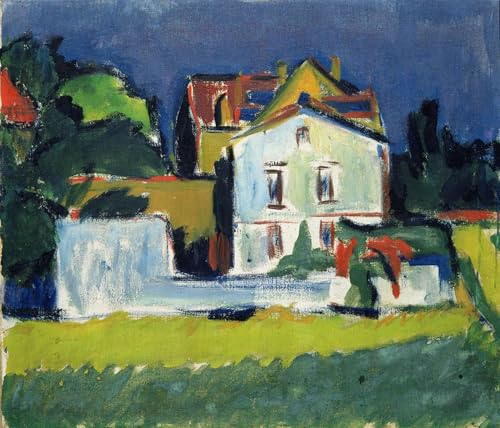 PMEFGJDPE Berühmte Gemälde Poster Wandbilder Gemalde Kunst Poster das Wohnzimmer von Ernst Ludwig Kirchner Vintage Leinwandkunst für Schlafzimmer Home Decor 60x90cm von PMEFGJDPE
