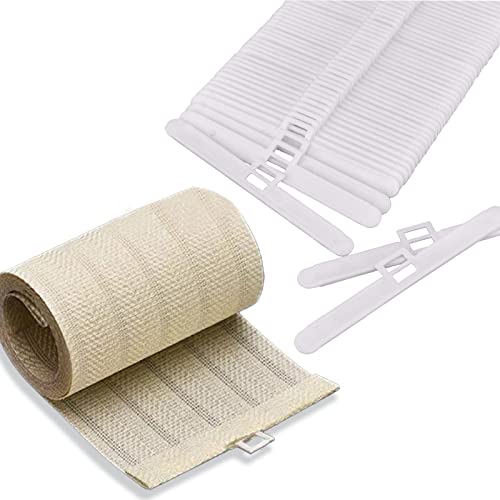 PMELCXD 50 Stück vertikale Jalousien-Clips Ersatzteile für vertikale Jalousien Reparaturlaschen Gewichte Reparatur Clips Fenster Lamellen Aufhänger Vertikale Jalousien Ersatzteile Kettenglieder von PMELCXD