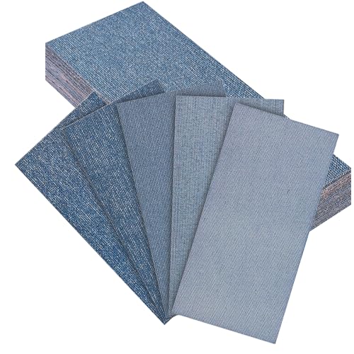 PMIQSA 25 Stück Netz Schleifstreifen 115x230mm Klett, Profi-Keramik Schleifgitter, Schleifpapiere Körnung 60/80/120/180/240, Für Handschleifer Schwingschleifer und Handschleifblock von PMIQSA