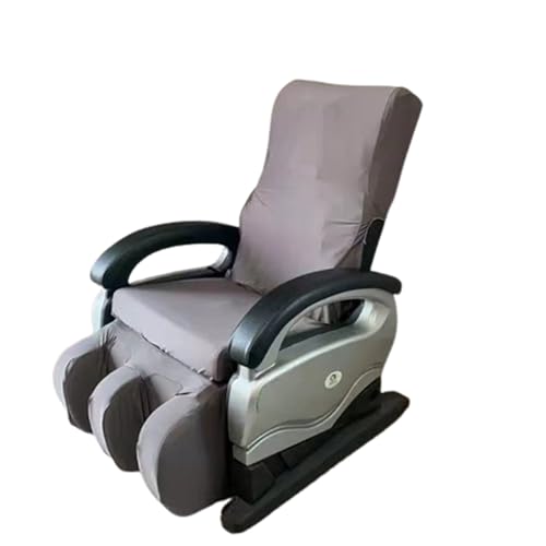 PMSPEMCMT Abdeckung für Massagesessel Stretch SchutzhüLle Kratzfest Staubdich Ganzkörper-Shiatsu Massagesessel Bezug Waschbar Zero Gravity Bezug für Massagesessel(Gray) von PMSPEMCMT