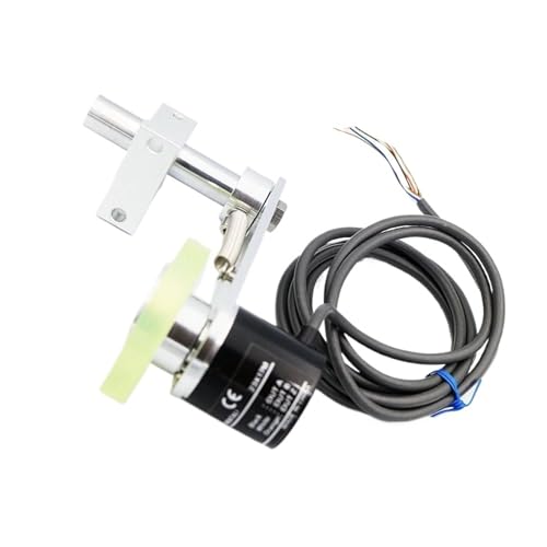 E6B2-CWZ1X 5V Linearausgangs-Encoder + T-Typ-Montagehalterung + 500mm Umfangsmessrad(2500P/R) von PMZZHUPVR