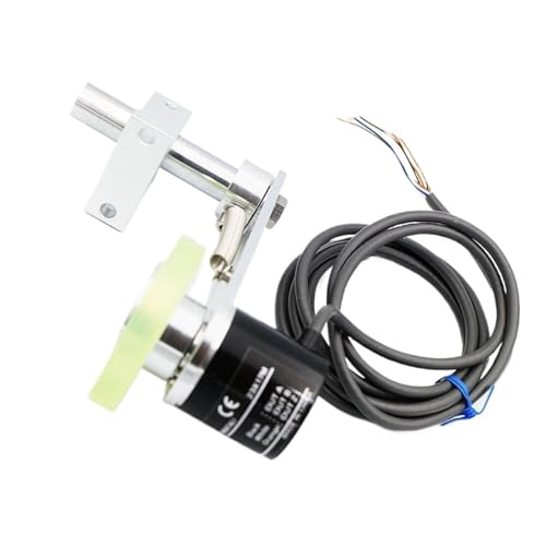 E6B2-CWZ6C NPN-Ausgangs-Encoder + T-Typ-Montagehalterung + Dosierrad mit 500 mm Umfang(2500P/R) von PMZZHUPVR