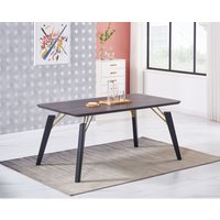 Cosmo lux Tisch / Moderner Esstisch / Schwebendes Beindesign (schwarzer tisch) - Noir von PN HOME