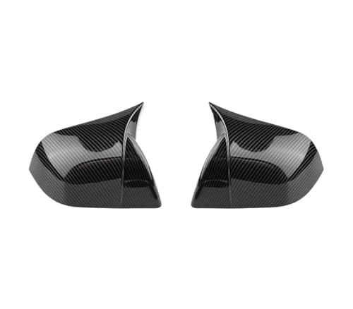 PNESHGTT Kompatibel mit Tesla Model 3 Highland Model Y 2024 Rückansicht Türflügel Seitenspiegel Abdeckkappen Shell Case Rückansicht Kappe Außenzubehör(M3 Glossy Carbon) von PNESHGTT