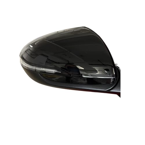 PNESHGTT Kompatibel mit einem Paar Auto-Rückspiegelabdeckungen, glänzend schwarz, Schutzkappe for Rückspiegelabdeckungen, kompatibel mit Hyundai I30 N 2018–2022 von PNESHGTT