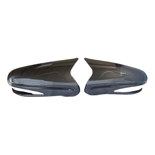 PNESHGTT LHD Kompatibel mit Lexus is IS250 IS350 2009-2012 ES250 ES350 2010-2012 Mit Signallicht Seitenrückspiegelabdeckung Rückfahrflügelkappe(Carbon Look) von PNESHGTT
