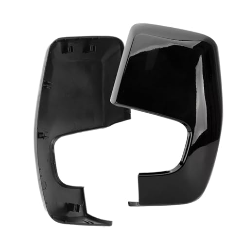 PNESHGTT Paar Ersatzkappen for seitliche Rückspiegelabdeckungen for das Auto, kompatibel mit Ford Transit Custom V362, kompatibel mit Tourneo Custom 2012–2023, Spiegelgehäuse(Black) von PNESHGTT