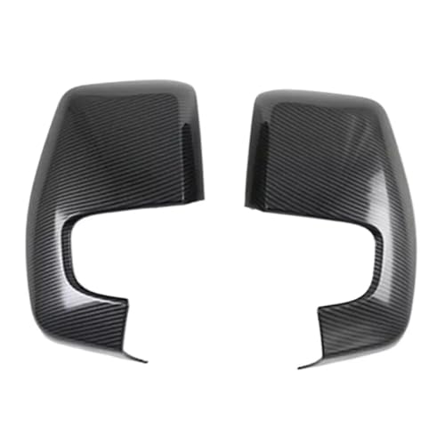 PNESHGTT Paar Ersatzkappen for seitliche Rückspiegelabdeckungen for das Auto, kompatibel mit Ford Transit Custom V362, kompatibel mit Tourneo Custom 2012–2023, Spiegelgehäuse(Carbon Look) von PNESHGTT