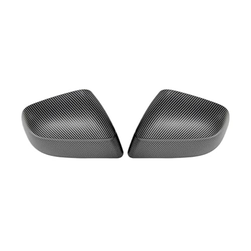 PNESHGTT Schutzhülle for Rückspiegel, kompatibel mit Tesla Model Y, Juniper Carbon Pattern, Ersatzabdeckung for Rückspiegelschale, Zubehör(ABS Matte Carbon) von PNESHGTT