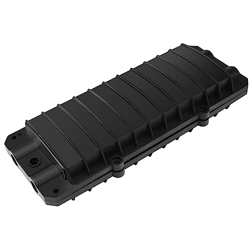 PNGKNYOCN 2 In 2 Out Horizontaler Kabelanschlusskasten, 12 Core Fusion Splice Kit Fiber Optic Anschlusskasten Fiber Optic Outdoor Waterproof Protection Box PNGKNYOCN 2 In 2 Out Horizontaler Kabelanschlusskasten, 12 Core Fusion Splice Kit Fiber Optic Anschlusskasten Fiber Optic Outdoor Waterproof Protection Box von PNGKNYOCN