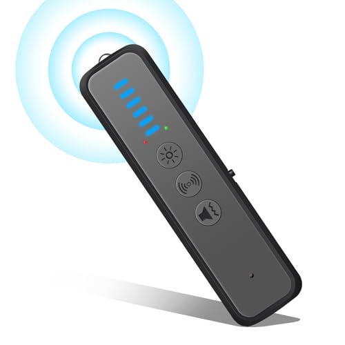 PNGOS Wanzen Detektor - Wanzenfinder Versteckte Kamera Finder RF Signal Bug Detector Anti Spy Anti-Aufnahme Detektoren für GPS Locator Tracker Abhörgeräte Funkkameras für Hotel Heim Büro Reisen von PNGOS