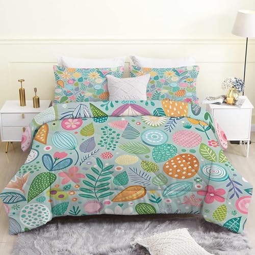 Blumen Bettdecke 135x200 - Blatt Bettdecke Ohne Bezug Nutzbar, Abstrakt Steppdecke Quilt 4 Jahreszeiten für Kinder Jungen Mädchen Raumdekoration PR47 Blumen Bettdecke 135x200 - Blatt Bettdecke Ohne Bezug Nutzbar, Abstrakt Steppdecke Quilt 4 Jahreszeiten für Kinder Jungen Mädchen Raumdekoration PR47 von PNHCL