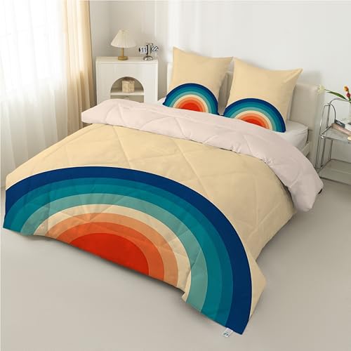 PNHCL Regenbogen Bettdecke 240x220-3D-Muster Druck Bettdecke Ohne Bezug Nutzbar, modern Steppdecke Quilt 4 Jahreszeiten für Teenager Jungen Mädchen Raumdekoration LQ-38 PNHCL Regenbogen Bettdecke 240x220-3D-Muster Druck Bettdecke Ohne Bezug Nutzbar, modern Steppdecke Quilt 4 Jahreszeiten für Teenager Jungen Mädchen Raumdekoration LQ-38 von PNHCL