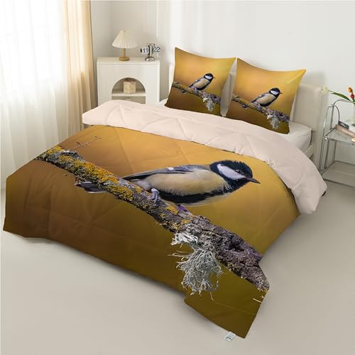 PNHCL Vogel Bettdecke 240x220 4 Jahreszeiten - Tier Bettdecke Ohne Bezug, Natur Wende Steppdecke Quilt Ganjahresdecke Schlafdecke für Raumdekoration LQ-67 PNHCL Vogel Bettdecke 240x220 4 Jahreszeiten - Tier Bettdecke Ohne Bezug, Natur Wende Steppdecke Quilt Ganjahresdecke Schlafdecke für Raumdekoration LQ-67 von PNHCL