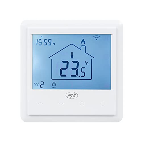 Eingebauter intelligenter Thermostat PNI CT25PE WiFi, Internet-Steuerung der elektrischen Fußbodenheizung, Tuya Smart-Mobilanwendung Eingebauter intelligenter Thermostat PNI CT25PE WiFi, Internet-Steuerung der elektrischen Fußbodenheizung, Tuya Smart-Mobilanwendung von PNI