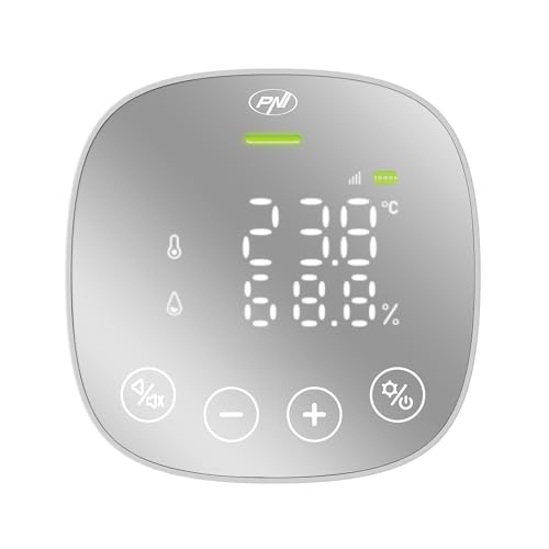 PNI SafeHouse HS291 Luftqualitäts- und Kohlendioxid (CO2)-Sensor mit WLAN, Tuya Smart App-Steuerung, CO2-Überwachung, Temperatur, Luftfeuchtigkeit, Backup-Batterie, Alarm PNI SafeHouse HS291 Luftqualitäts- und Kohlendioxid (CO2)-Sensor mit WLAN, Tuya Smart App-Steuerung, CO2-Überwachung, Temperatur, Luftfeuchtigkeit, Backup-Batterie, Alarm von PNI