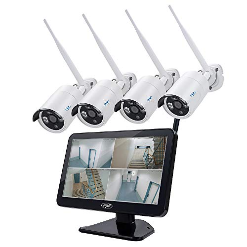 PNI House WiFi650 Videoüberwachungskit - 4 Kameras Full HD Wi-Fi P2P und 12 Zoll LCD-Monitor PNI House WiFi650 Videoüberwachungskit - 4 Kameras Full HD Wi-Fi P2P und 12 Zoll LCD-Monitor von PNI