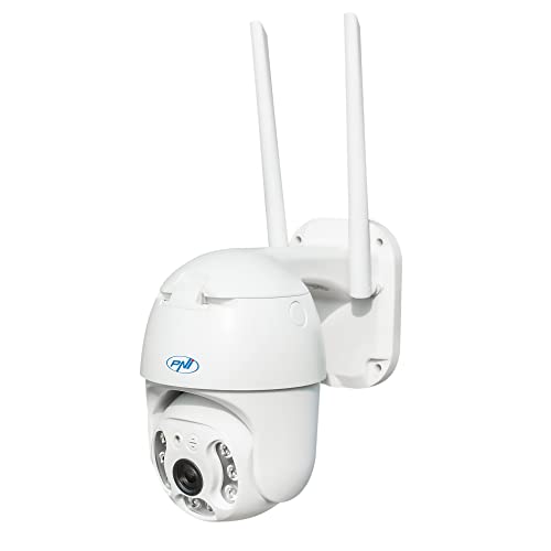 PNI IP65 Live PTZ 5 MP, GSM 4G, Micro-SD-Kartenslot, Bewegungserkennung, menschliche Silhouettenerkennung, IP66, IR-LEDs und weiße LEDs von PNI