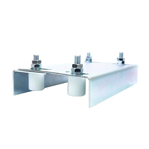 PNI PNI-GS2-AP8 Obere Führung GS2-AP8 mit 2 Rollen für selbsttragende Tore, Silber von PNI