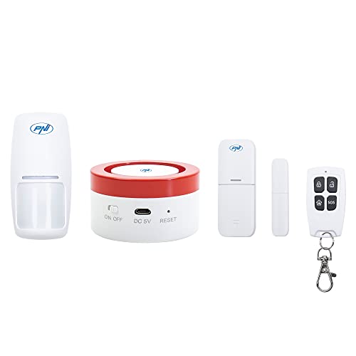 PNI Safe House PG600LR Funkalarmsystem, Smart Home Security System, Funkverbindung, Einbruchalarm von PNI