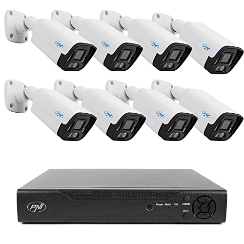 PNI Videoüberwachungspaket NVR House IP716 und 8 Kameras IP125, 5MP von PNI