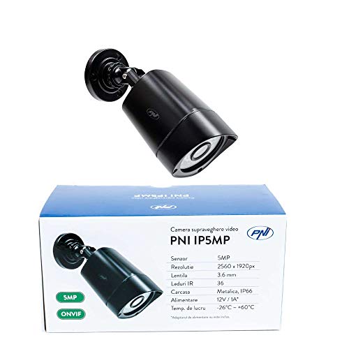 PNI Videoüberwachungskamera IP5MP mit IP, 5MP, H.265, IP66 im Freien von PNI