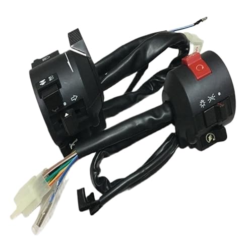 PNMNZTPAP 22mm 7/8" Motorrad-Lenker-Steuerschalter Hupe Blinker Scheinwerfer Nebelscheinwerfer Elektrostartgriff Links-Rechts-Schalter Motorrad-Lenkerschalter PNMNZTPAP 22mm 7/8" Motorrad-Lenker-Steuerschalter Hupe Blinker Scheinwerfer Nebelscheinwerfer Elektrostartgriff Links-Rechts-Schalter Motorrad-Lenkerschalter von PNMNZTPAP