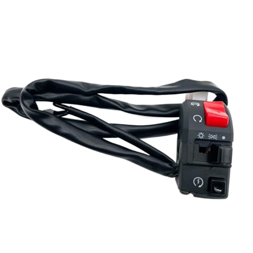 PNMNZTPAP 22mm Motorrad-Schalter Motorrad Hupenknopf Blinker Elektrischer Nebelscheinwerfer Licht Start Lenker Controller Schalter Universal Motorrad-Lenkerschalter(Right) von PNMNZTPAP