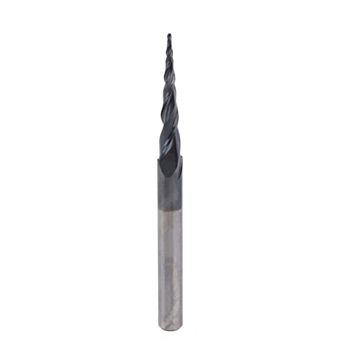 PNMNZTPAP 5pcs / Lot. R0,5 * D6 * 30,5 * 75L * 2F Massivkarbid 6mm Kugelase-Kegel-Kegel-Endfräser-Router-Bits CNC-Kegel-Holz-Metall-Frässchneider Cutter PNMNZTPAP 5pcs / Lot. R0,5 * D6 * 30,5 * 75L * 2F Massivkarbid 6mm Kugelase-Kegel-Kegel-Endfräser-Router-Bits CNC-Kegel-Holz-Metall-Frässchneider Cutter von PNMNZTPAP