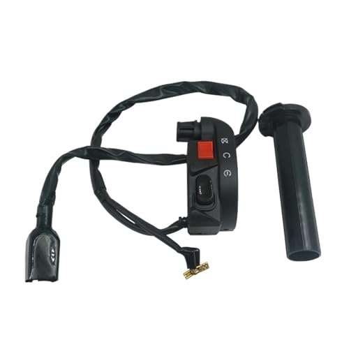 PNMNZTPAP 7/8 "22mm Motorrad Schalter Montage Lenker Gasgriff Griff Gas Start Controller Kill Switch Fit for Kawasaki Motorrad-Lenkerschalter von PNMNZTPAP