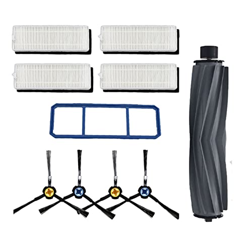 PNMNZTPAP Die Hauptbürste des Roboter -Staubsauger -Zubehör -HEPA -Filterpinsels Primärstaubfilterersatz -Teile ist geeignet for Chuwi -Passform for Ilife A7 A9s Staubsaugerteile(Kit 2) von PNMNZTPAP