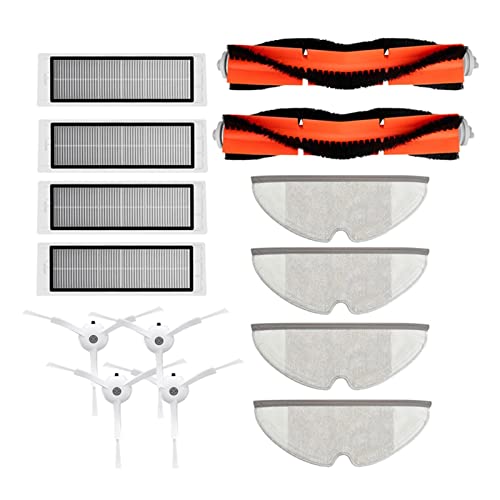 PNMNZTPAP Hauptseite Pinsel (HEPA-Filterrad) Kit-Teilen können gewaschen Werden.Passende Passform for Roborock S5 Sweep One Staubsaugerteile(Set C) von PNMNZTPAP