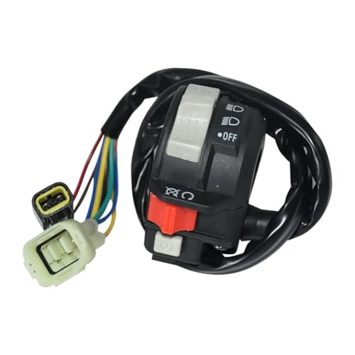 PNMNZTPAP Links Lenker Schalter Fit for Yamaha YFZ 450 Starten Motor Starten Laufen Scheinwerfer Motorrad-Lenkerschalter von PNMNZTPAP