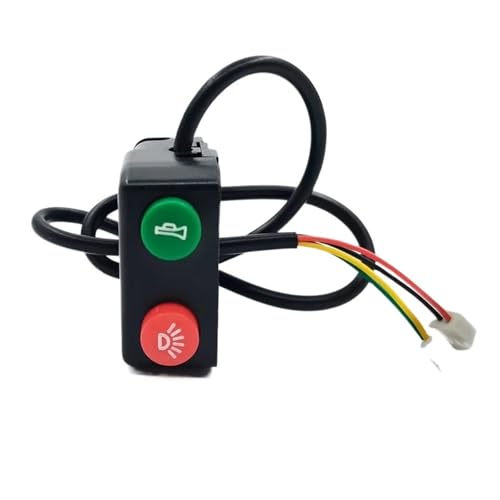 PNMNZTPAP Motorrad ATV 22mm Lenker Hupe und Scheinwerfer Kombination Schalter Taste Motor Schalter Blinker Modifikation Zubehör Motorrad-Lenkerschalter von PNMNZTPAP