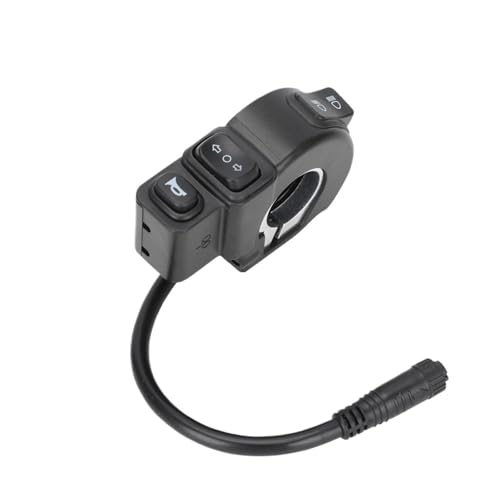 PNMNZTPAP Motorradteile Schalterbaugruppe Scheinwerfer Lenker Blinker Hupenschalterbaugruppe Passend for TALARIA X3 Passend for Talaria MX3 MX4 Schwarz Dirt Bike Motorrad-Lenkerschalter von PNMNZTPAP