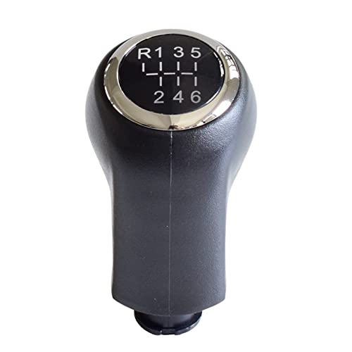 PNMNZTPAP Passend for Vauxhall Passend for OPEL Passend for Astra H III Passend for Zafira B Auto Schaltknauf 5 6 Gang Schaltknauf Schaltknauf Hebel Chrom Shift knob(6 Speed) von PNMNZTPAP