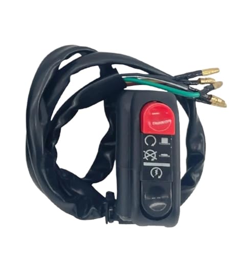 PNMNZTPAP Universal Motorrad Lenker Hupenknopf Blinker Nebelscheinwerfer Steuerschalter 22MM Kunststoff & Metall 1PC Motorrad-Lenkerschalter von PNMNZTPAP