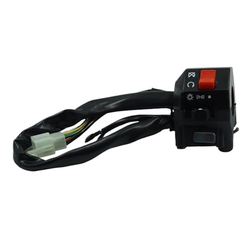 PNMNZTPAP Universal-Multifunktions-Motorrad-Lenker-Steuerschalter Motocross ATV Offroad Dirt Pit Bike Scooter Motorradschalter Motorrad-Lenkerschalter(Right) von PNMNZTPAP