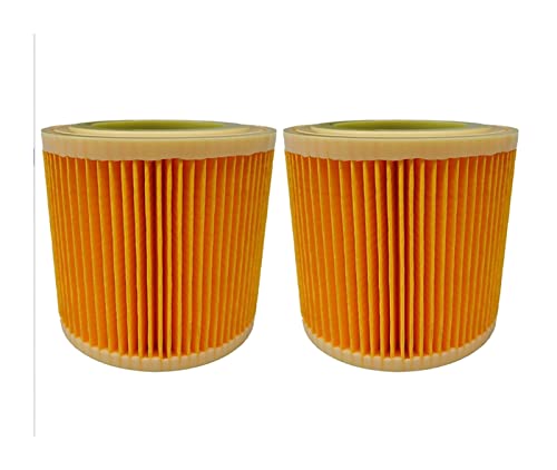 PNMNZTPAP Version Luftstaubfilter Ersatzteile for Karcher kompatibel MV2 MV3 WD2 WD3 WD2250 WD3.200 Staubsaugerzubehör. Staubsaugerteile(2PCS) von PNMNZTPAP