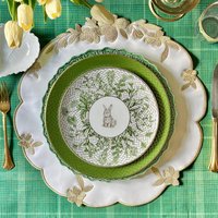 Lotus Weiß Gold Handmade Kunstleder Tischset Runde Gestickte Personalisierte Tisch Für Esstisch Mutter Tagesgeschenk von PNRDecorShop